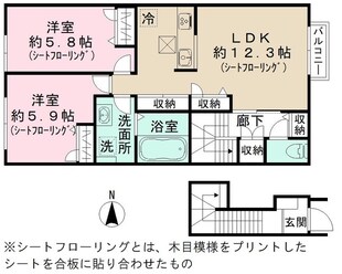 メゾンゴフクの物件間取画像